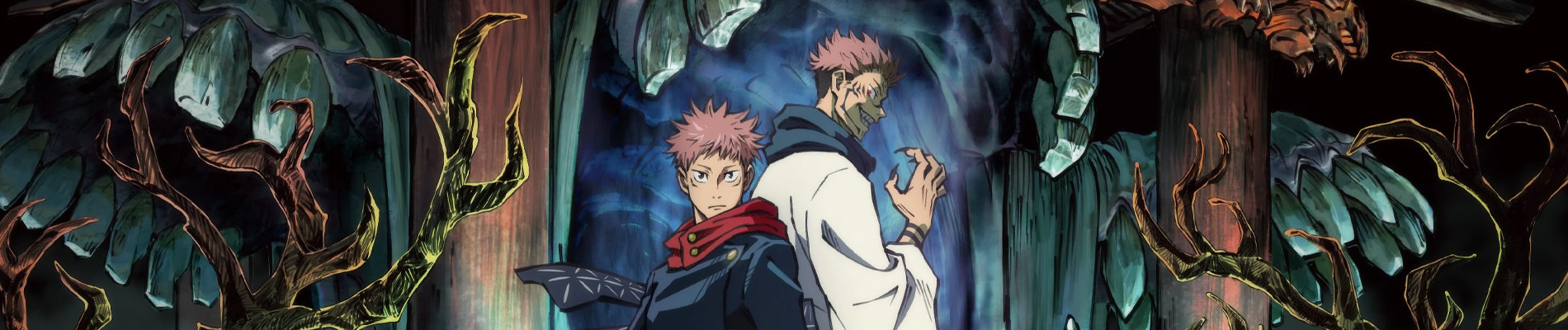 hashira ranked - Jujutsu Kaisen anime key visual featuring cursed spirits