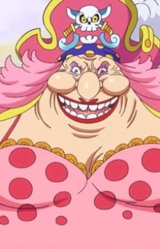 Big Mom using her Soul-Soul Fruit powers, showcasing her abilities