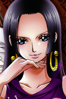 Boa Hancock, the captain of the Kuja Pirates, demonstrating her powers